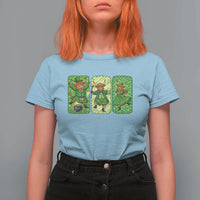 Vintage Highland Cow St Patricks Day T Shirt For Women Farm Lover Gift
