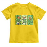 Vintage Highland Cow St Patricks Day Toddler T Shirt Farm Lover Gift
