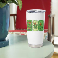 Vintage Highland Cow St Patricks Day Tumbler Cup Farm Lover Gift