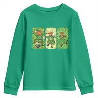 Vintage Highland Cow St Patricks Day Youth Sweatshirt Farm Lover Gift