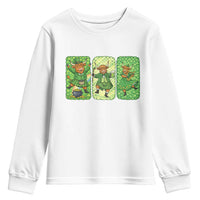 Vintage Highland Cow St Patricks Day Youth Sweatshirt Farm Lover Gift