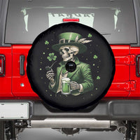 Skeleton St Patricks Day Drinking Spare Tire Cover Irish Party Gift