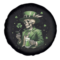 Skeleton St Patricks Day Drinking Spare Tire Cover Irish Party Gift