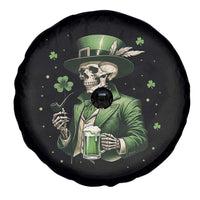 Skeleton St Patricks Day Drinking Spare Tire Cover Irish Party Gift