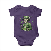 Skeleton St Patricks Day Drinking Baby Onesie Irish Party Gift