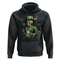 Skeleton St Patricks Day Drinking Hoodie Irish Party Gift