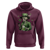 Skeleton St Patricks Day Drinking Hoodie Irish Party Gift