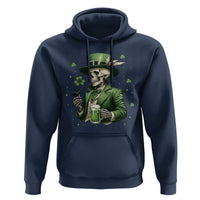 Skeleton St Patricks Day Drinking Hoodie Irish Party Gift
