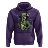 Skeleton St Patricks Day Drinking Hoodie Irish Party Gift