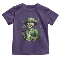 Skeleton St Patricks Day Drinking Toddler T Shirt Irish Party Gift