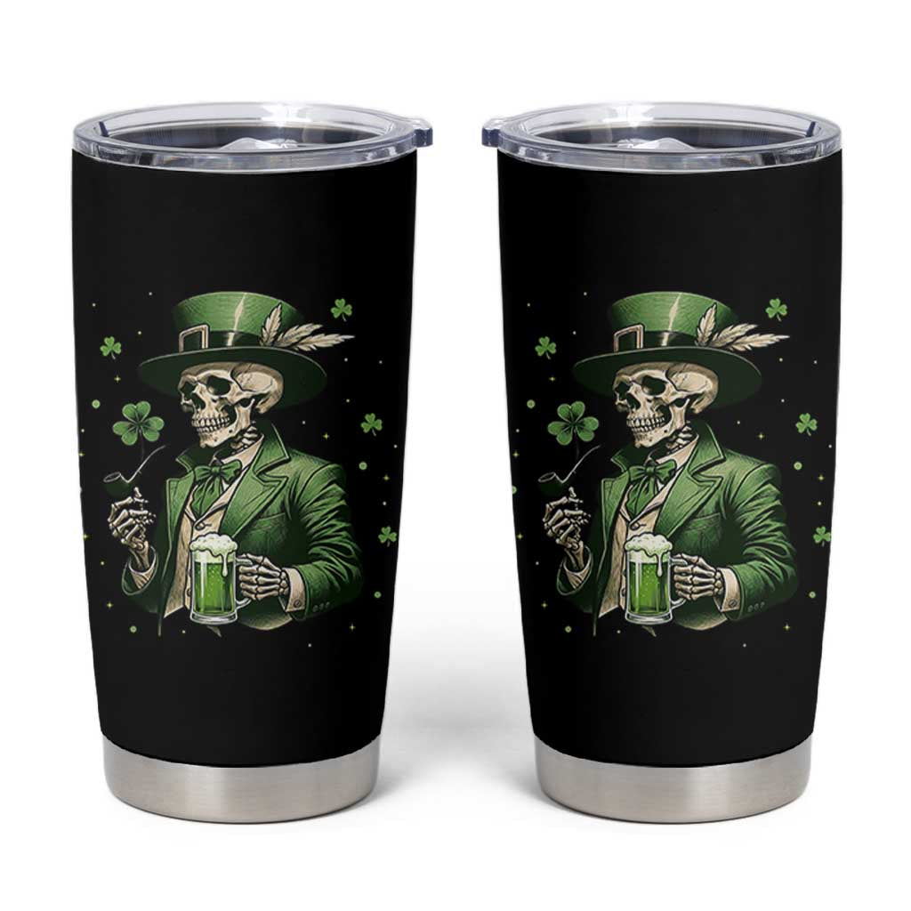 Skeleton St Patricks Day Drinking Tumbler Cup Irish Party Gift