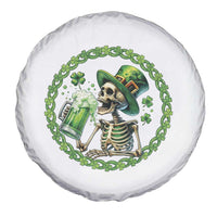 Lucky Irish Skeleton St Patricks Day Spare Tire Cover Beer Lover