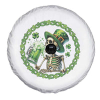 Lucky Irish Skeleton St Patricks Day Spare Tire Cover Beer Lover