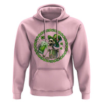 Lucky Irish Skeleton St Patricks Day Hoodie Beer Lover