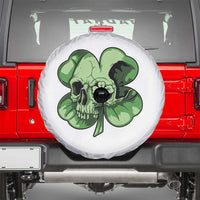 St Patricks Day Lucky Shamrock Skull Gift Spare Tire Cover