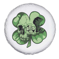 St Patricks Day Lucky Shamrock Skull Gift Spare Tire Cover
