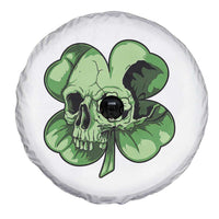 St Patricks Day Lucky Shamrock Skull Gift Spare Tire Cover