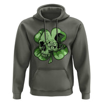 St Patricks Day Lucky Shamrock Skull Gift Hoodie