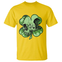 St Patricks Day Lucky Shamrock Skull Gift T Shirt
