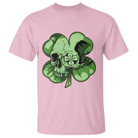 St Patricks Day Lucky Shamrock Skull Gift T Shirt