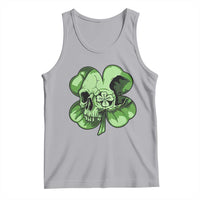St Patricks Day Lucky Shamrock Skull Gift Tank Top