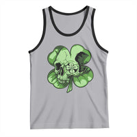 St Patricks Day Lucky Shamrock Skull Gift Tank Top