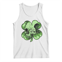St Patricks Day Lucky Shamrock Skull Gift Tank Top
