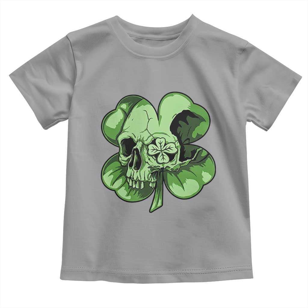 St Patricks Day Lucky Shamrock Skull Gift Toddler T Shirt