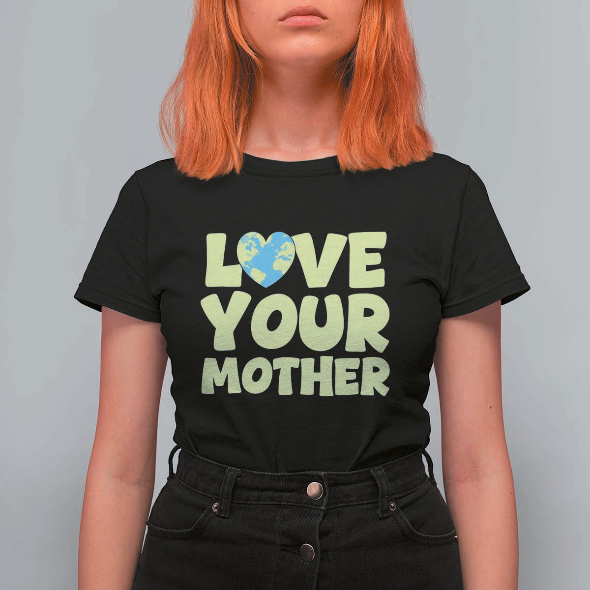 Love Your Mother Earth Day T Shirt For Women Nature Lover Gift