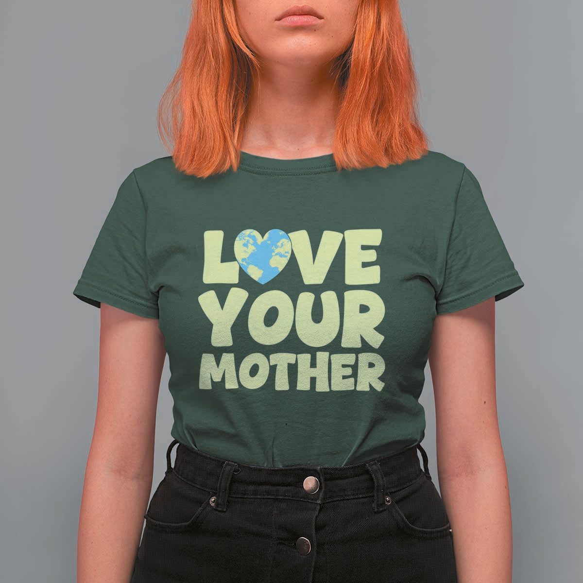Love Your Mother Earth Day T Shirt For Women Nature Lover Gift