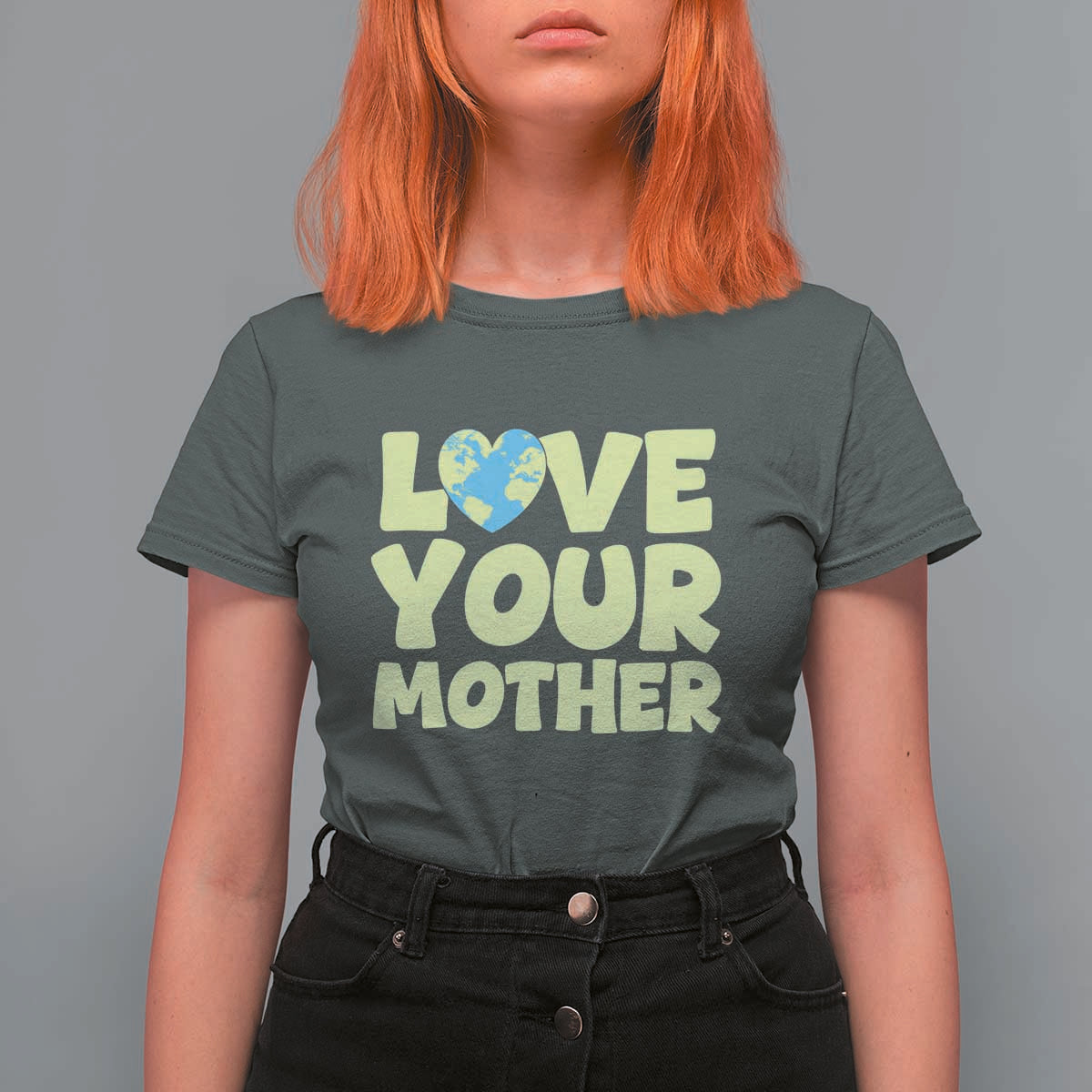 Love Your Mother Earth Day T Shirt For Women Nature Lover Gift