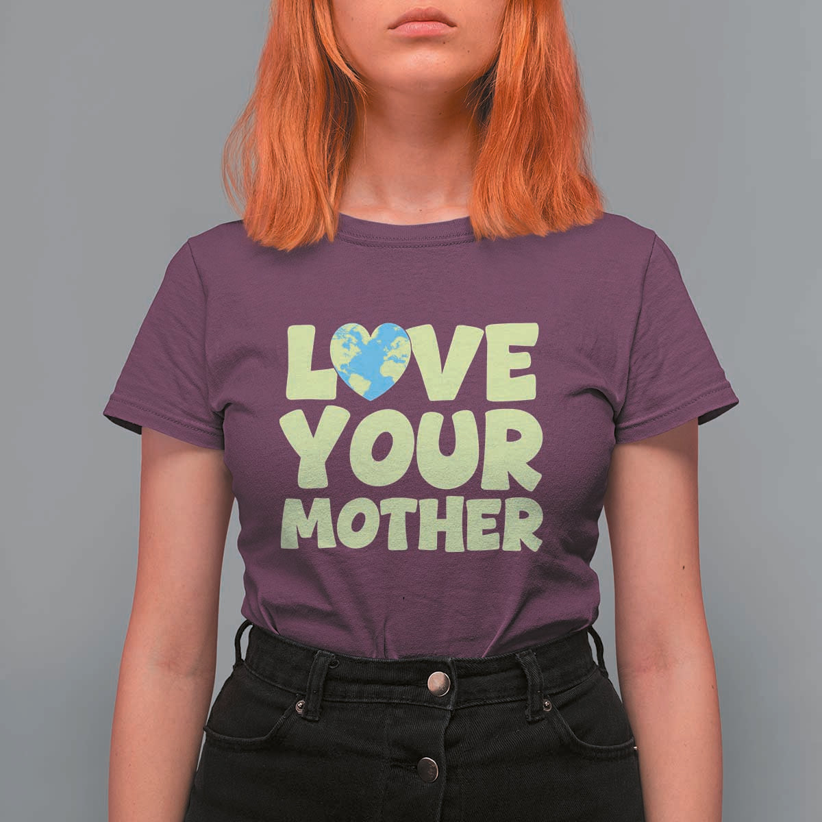 Love Your Mother Earth Day T Shirt For Women Nature Lover Gift