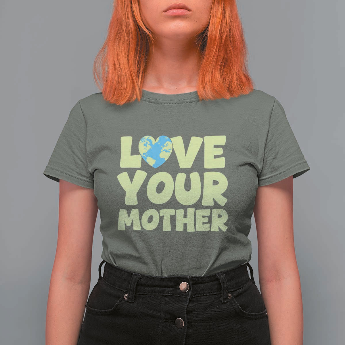 Love Your Mother Earth Day T Shirt For Women Nature Lover Gift