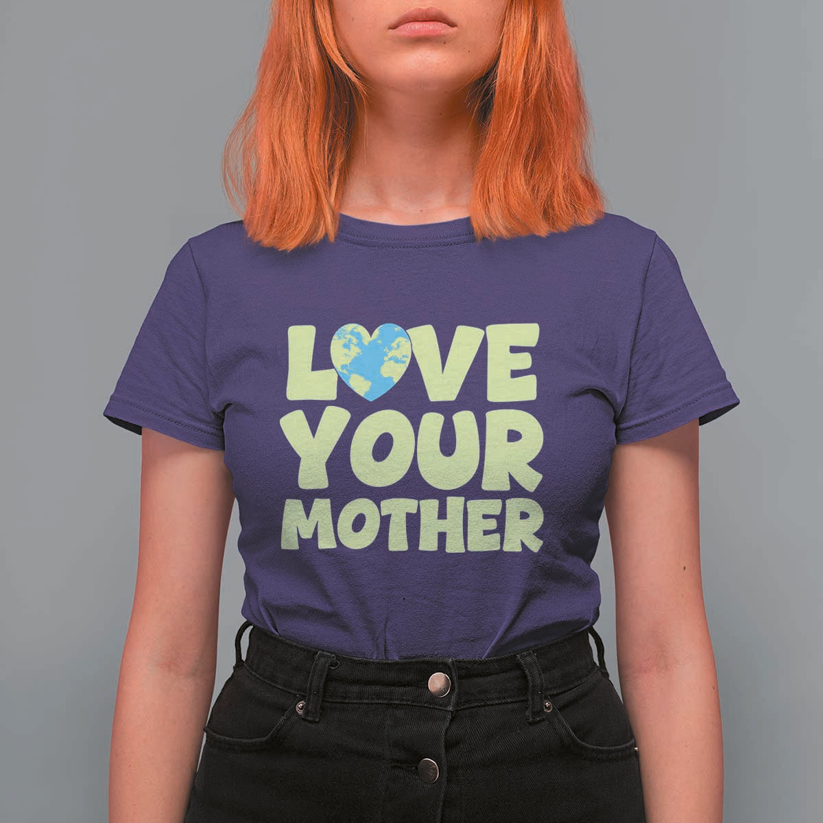 Love Your Mother Earth Day T Shirt For Women Nature Lover Gift