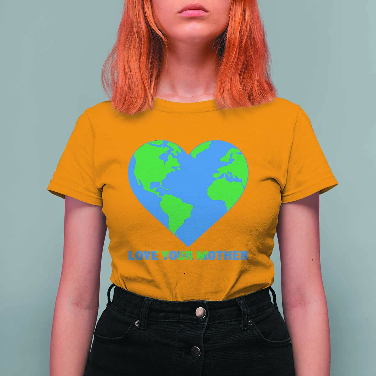 Love Your Mother Earth Day T Shirt For Women Environmental Activism