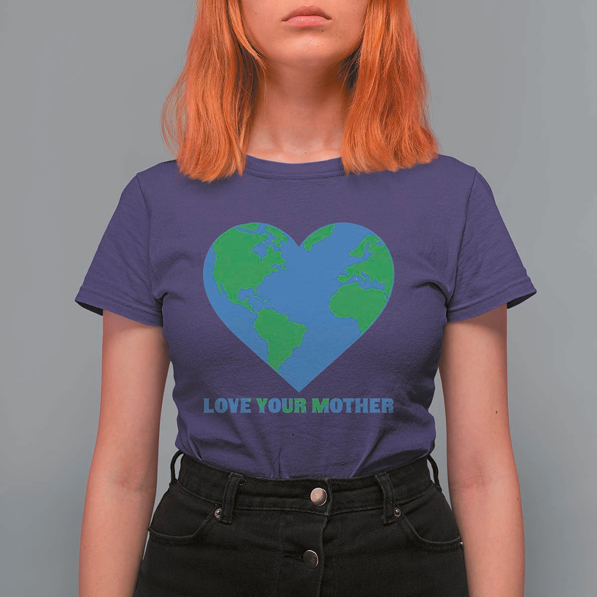 Love Your Mother Earth Day T Shirt For Women Environmental Activism