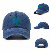 Love Your Mother Earth Day Washed Cotton Baseball Cap Environmental Activism