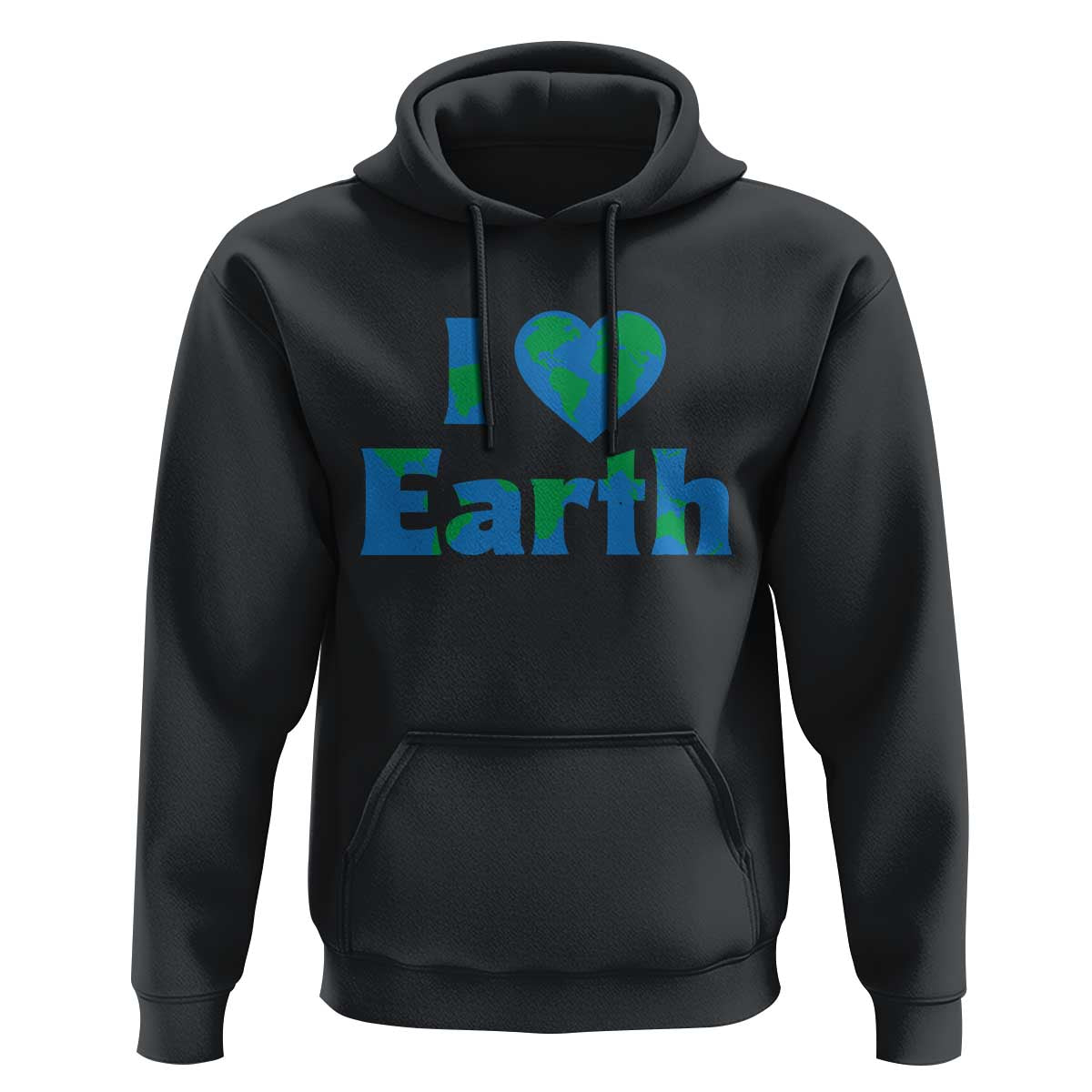 Earth Day Environmental Activism Hoodie I Love Earth
