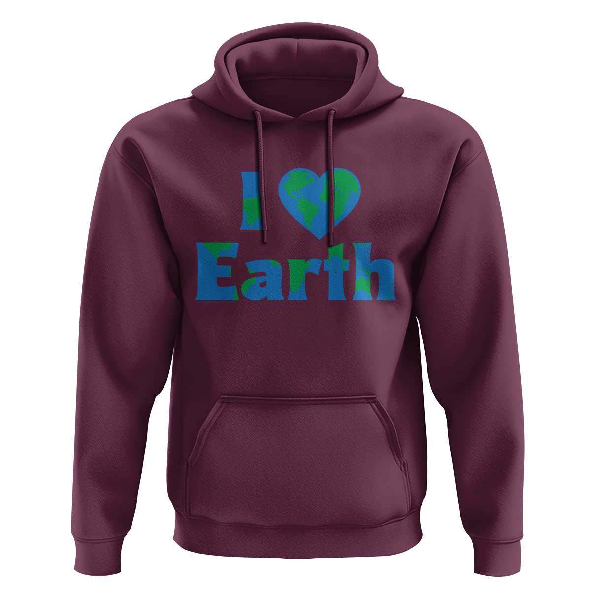 Earth Day Environmental Activism Hoodie I Love Earth