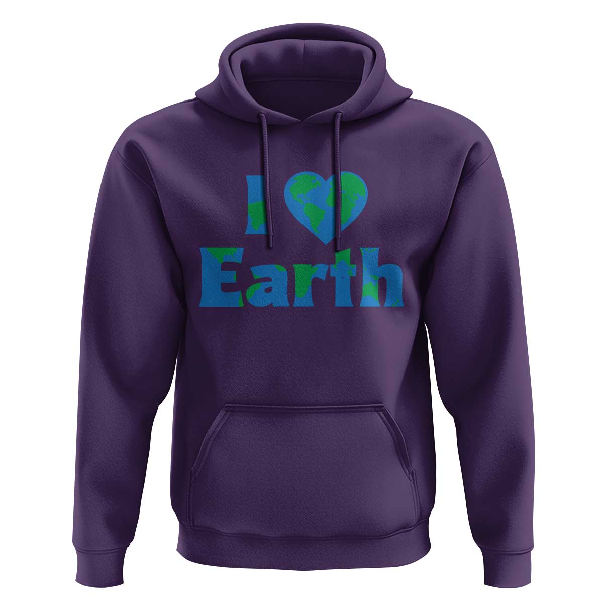 Earth Day Environmental Activism Hoodie I Love Earth