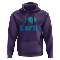 Earth Day Environmental Activism Hoodie I Love Earth