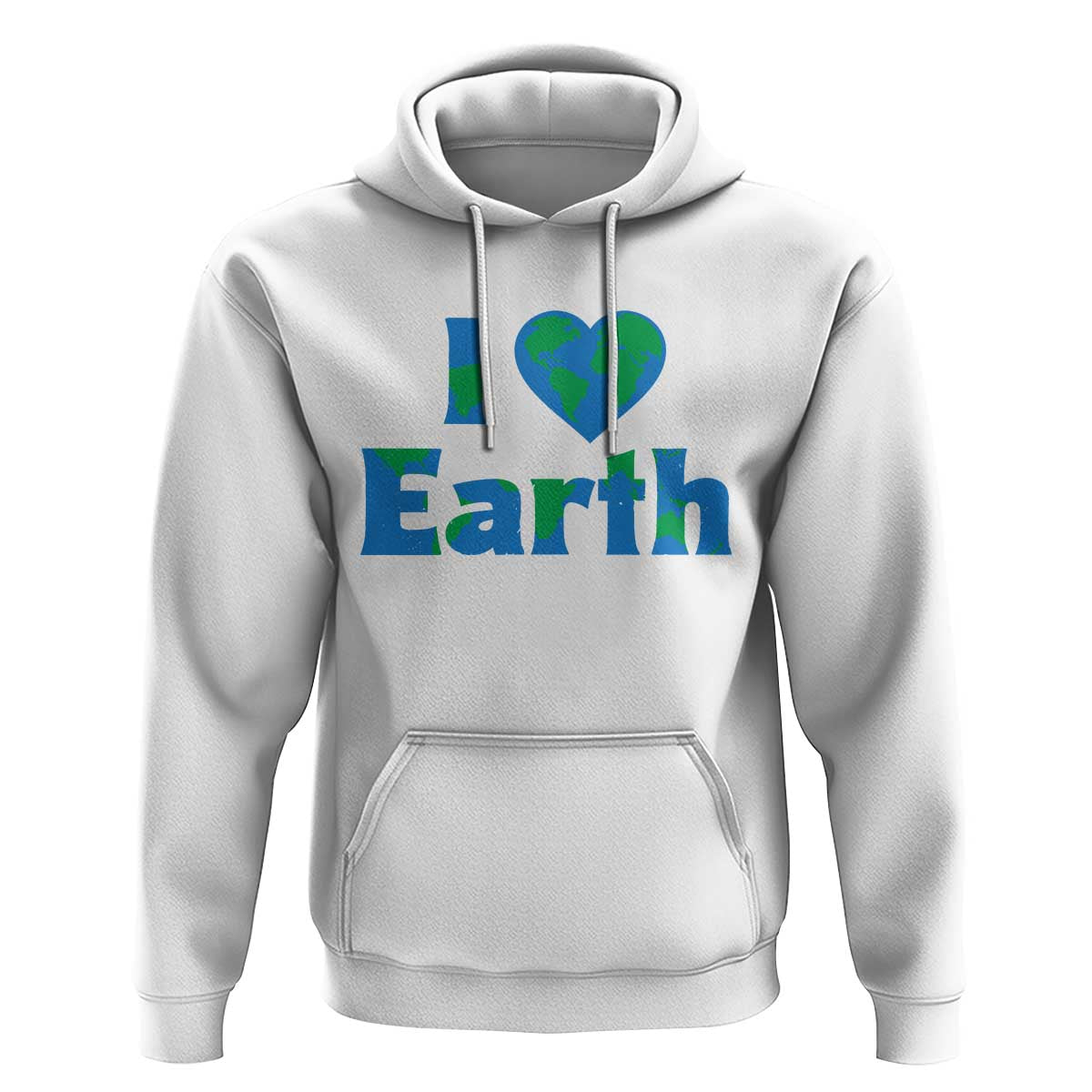 Earth Day Environmental Activism Hoodie I Love Earth