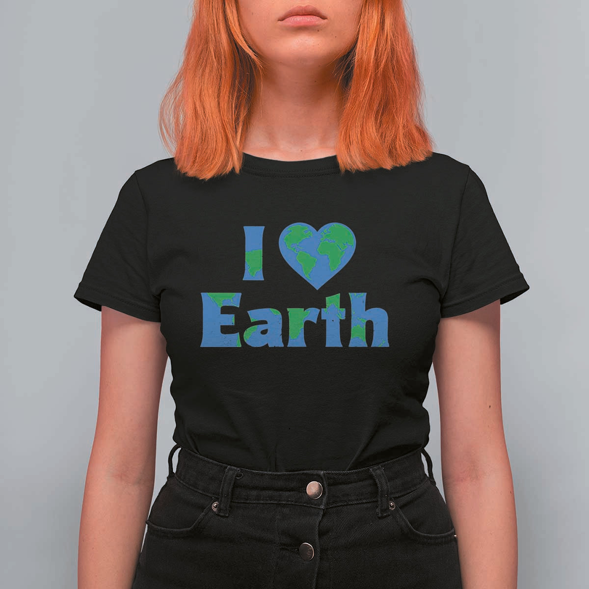 Earth Day Environmental Activism T Shirt For Women I Love Earth