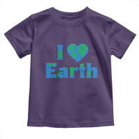 Earth Day Environmental Activism Toddler T Shirt I Love Earth