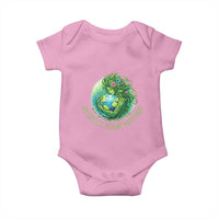 Respect Your Mother Baby Onesie Earth Mother Hugging Planet