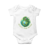 Respect Your Mother Baby Onesie Earth Mother Hugging Planet