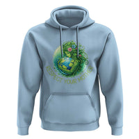 Respect Your Mother Hoodie Earth Mother Hugging Planet
