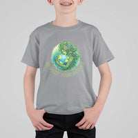 Respect Your Mother T Shirt For Kid Earth Mother Hugging Planet