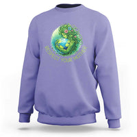 Respect Your Mother Sweatshirt Earth Mother Hugging Planet