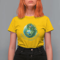 Respect Your Mother T Shirt For Women Earth Mother Hugging Planet